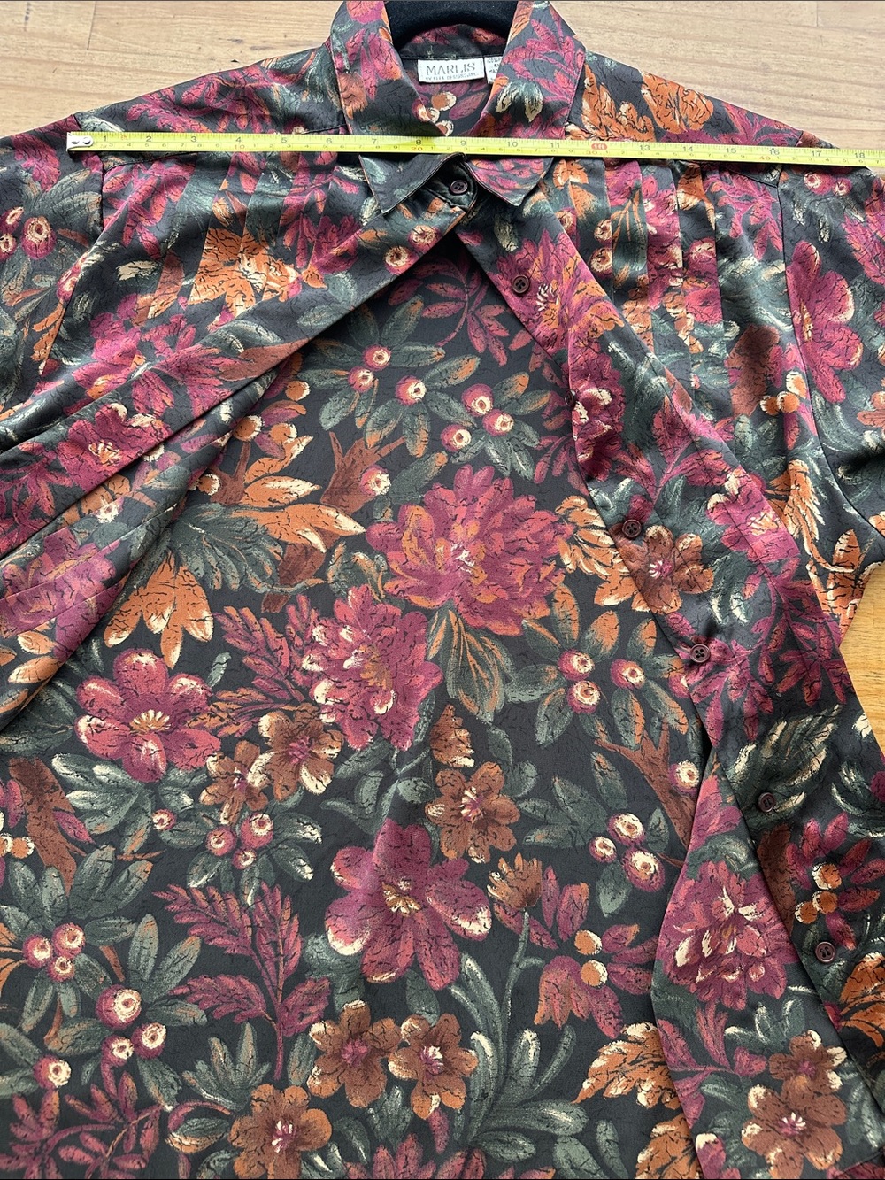 Fall Color Floral Blouse - Picture 10 of 10